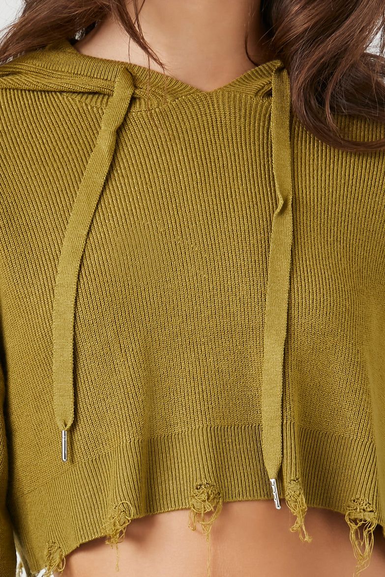 Haut court à capuchon d'aspect usé sold by Urban Planet product image thumbnail 10