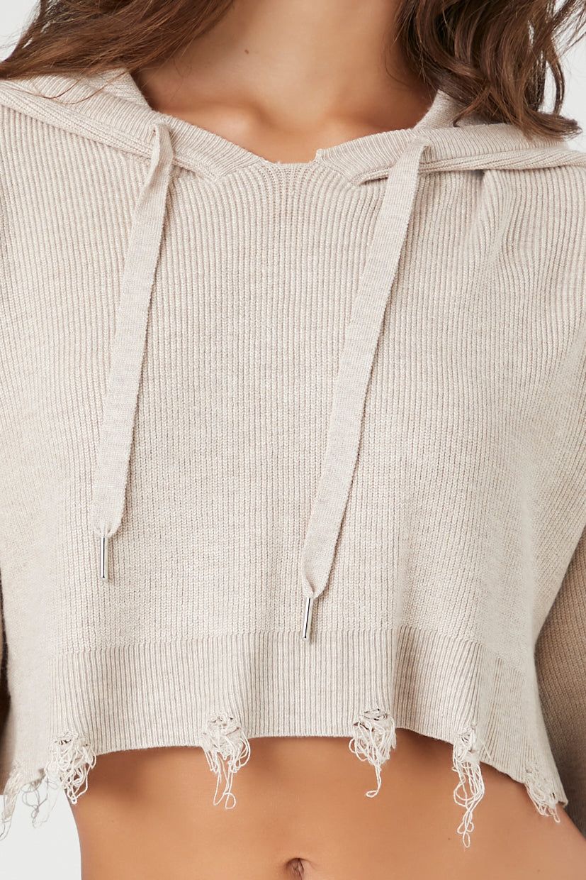 Haut court à capuchon d'aspect usé sold by Urban Planet product image thumbnail 5