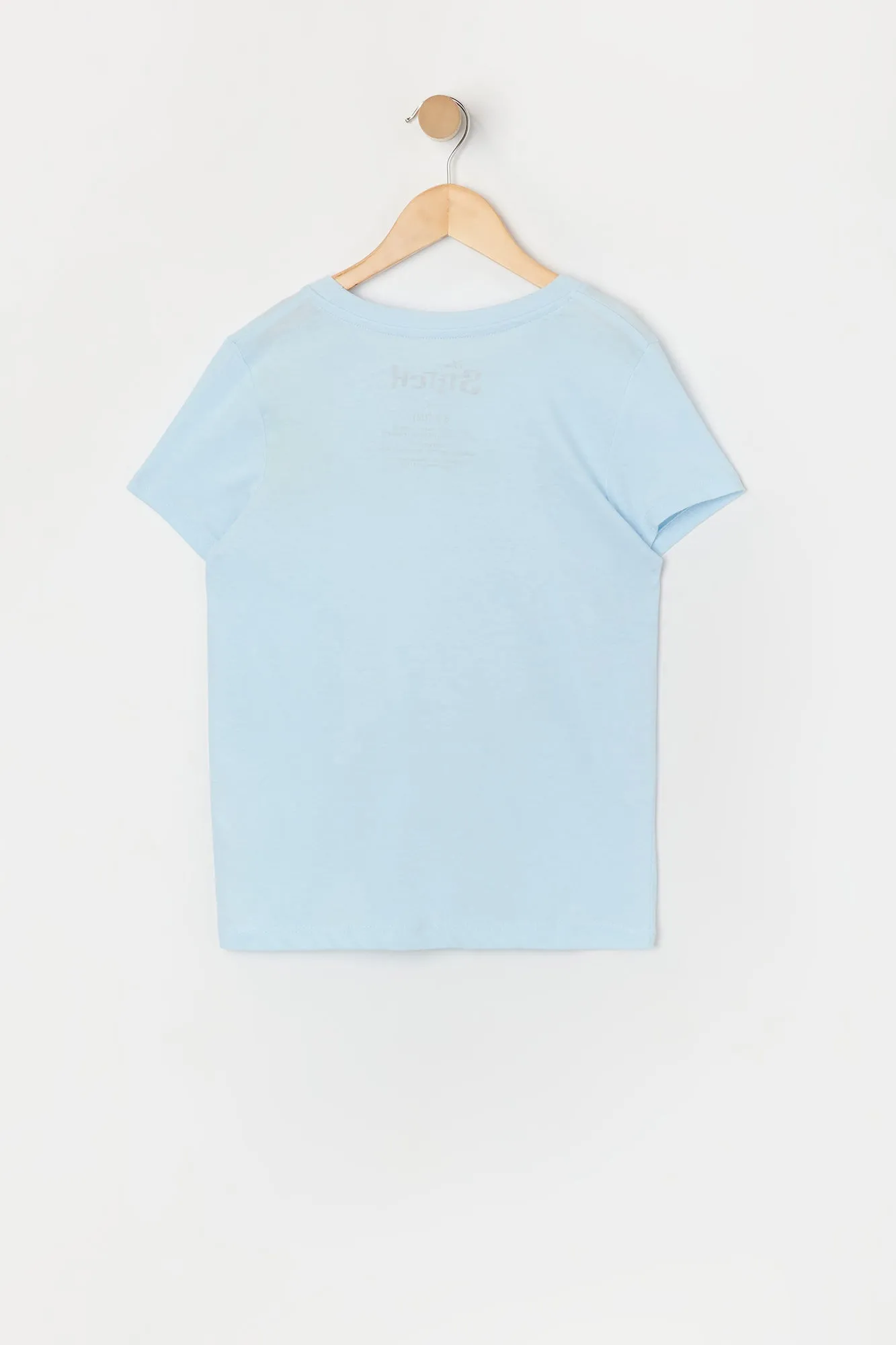 T-shirt bleu à imprimé Stitch pour fille sold by Urban Planet product image thumbnail 2