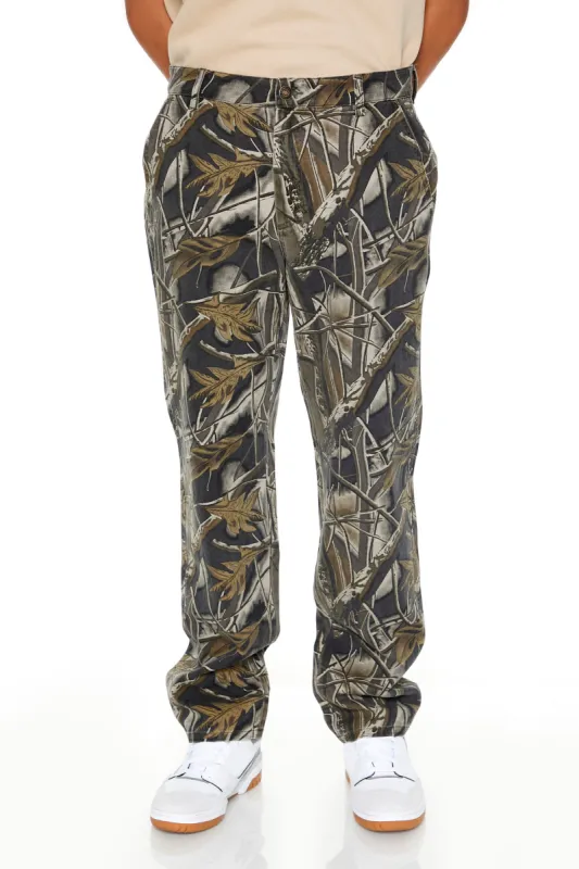Pantalon avec motif de feuilles sold by Urban Planet