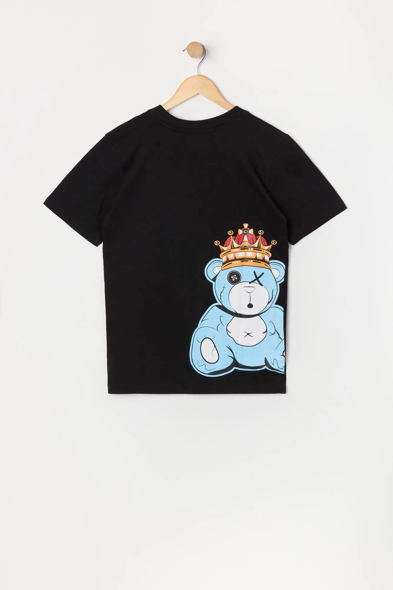 T-shirt à imprimé King Teddy pour garçon sold by Urban Planet product image thumbnail 2