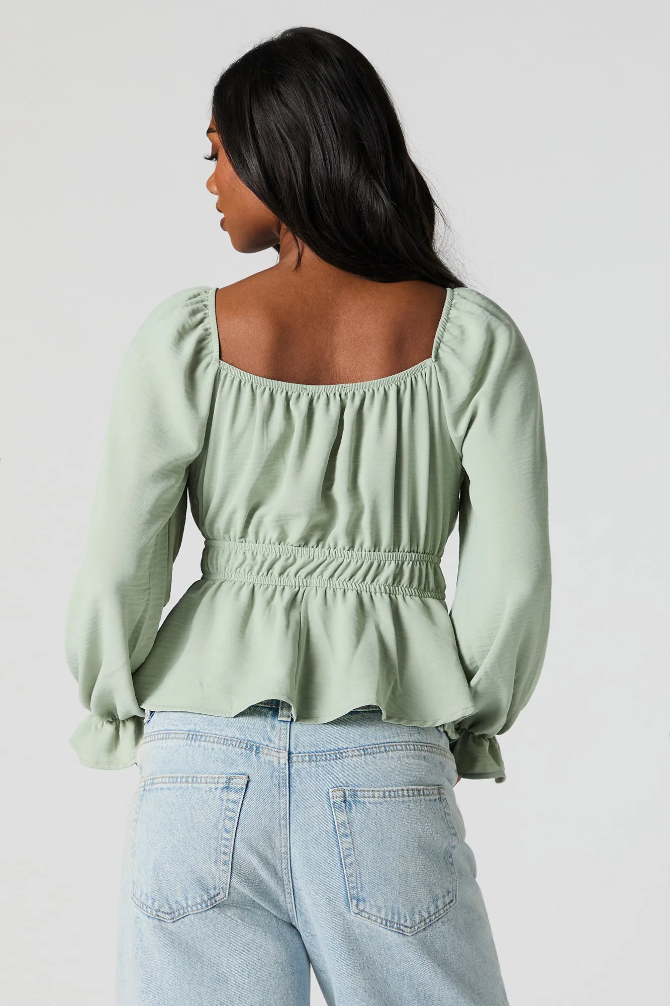 Haut à manches longues avec taille élastique sold by Urban Planet product image thumbnail 5