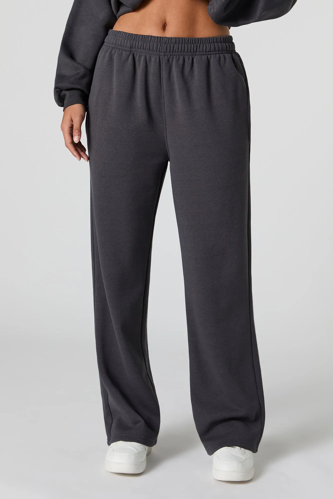 Soft Fleece Wide Leg Sweatpant sold by Urban Planet product image thumbnail 5