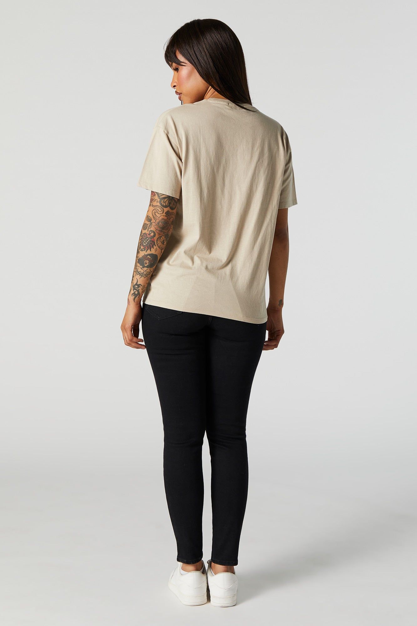 Miami Black Wash Distressed High Rise Jean sold by Urban Planet product image thumbnail 3