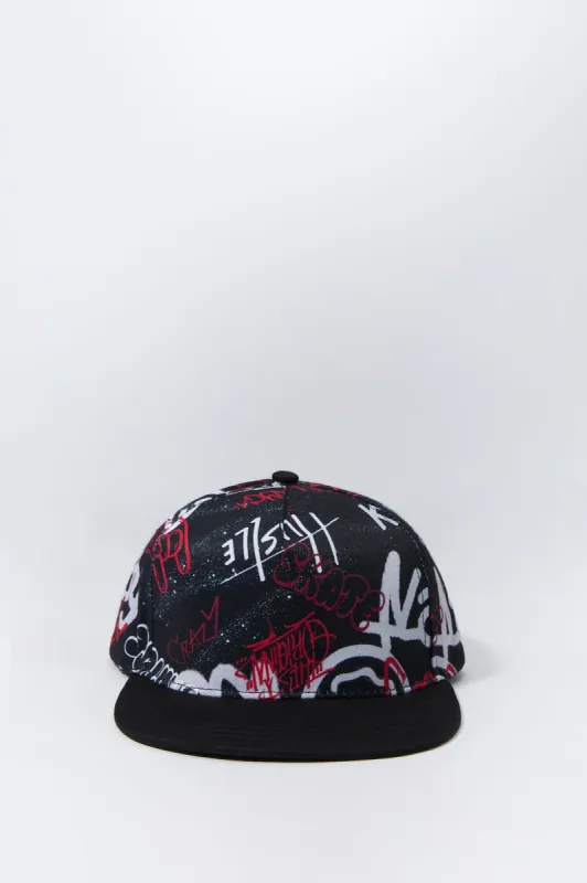 Casquette réglable à imprimé graffitis pour garçon sold by Urban Planet