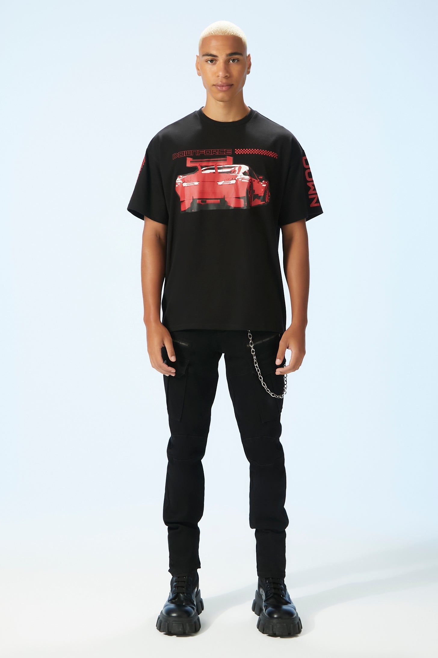 T-shirt à imprimé Downforce sold by Urban Planet product image thumbnail 4