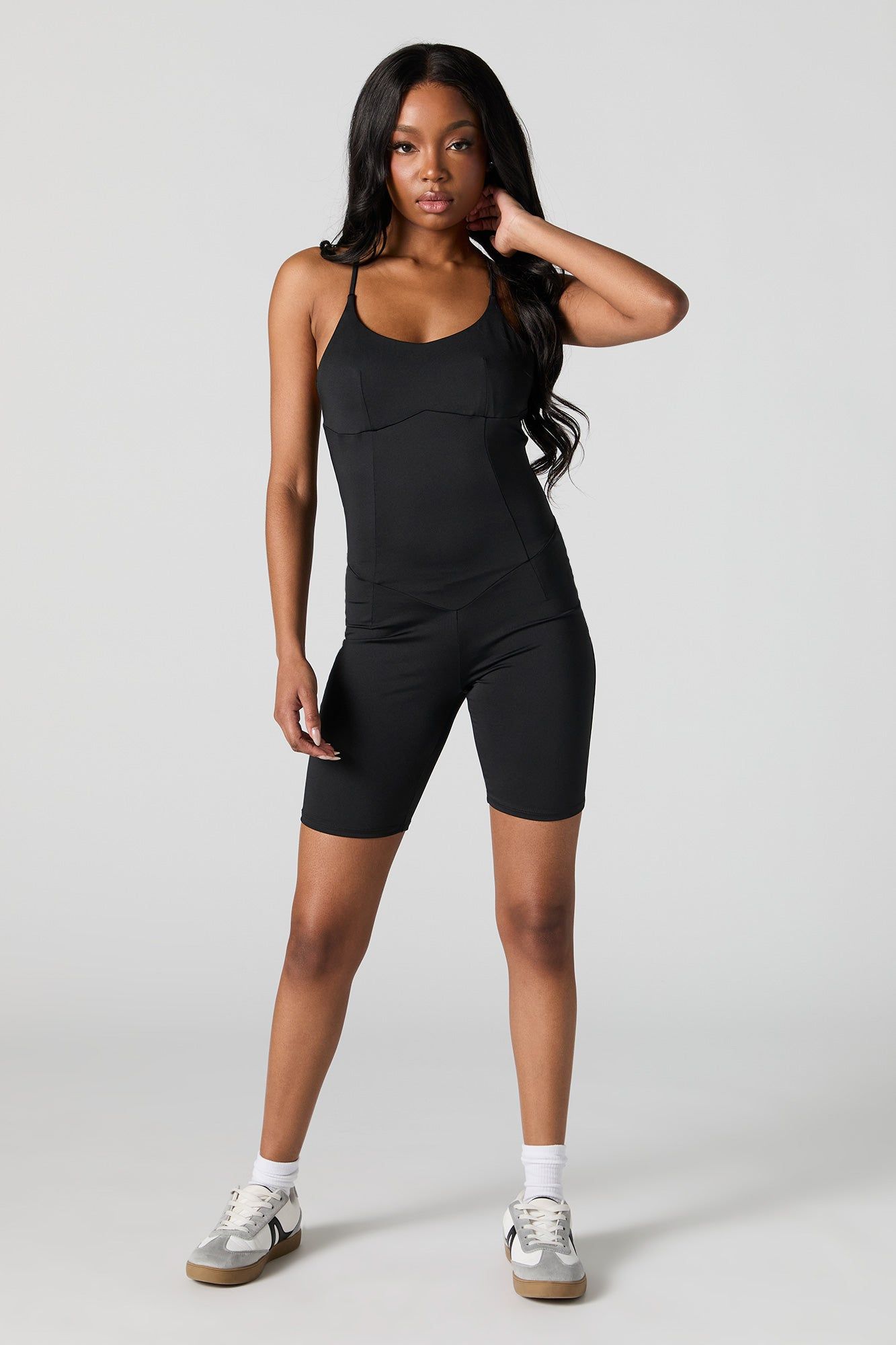 Combi-short sans manches avec encolure arrondie sold by Urban Planet product image thumbnail 3