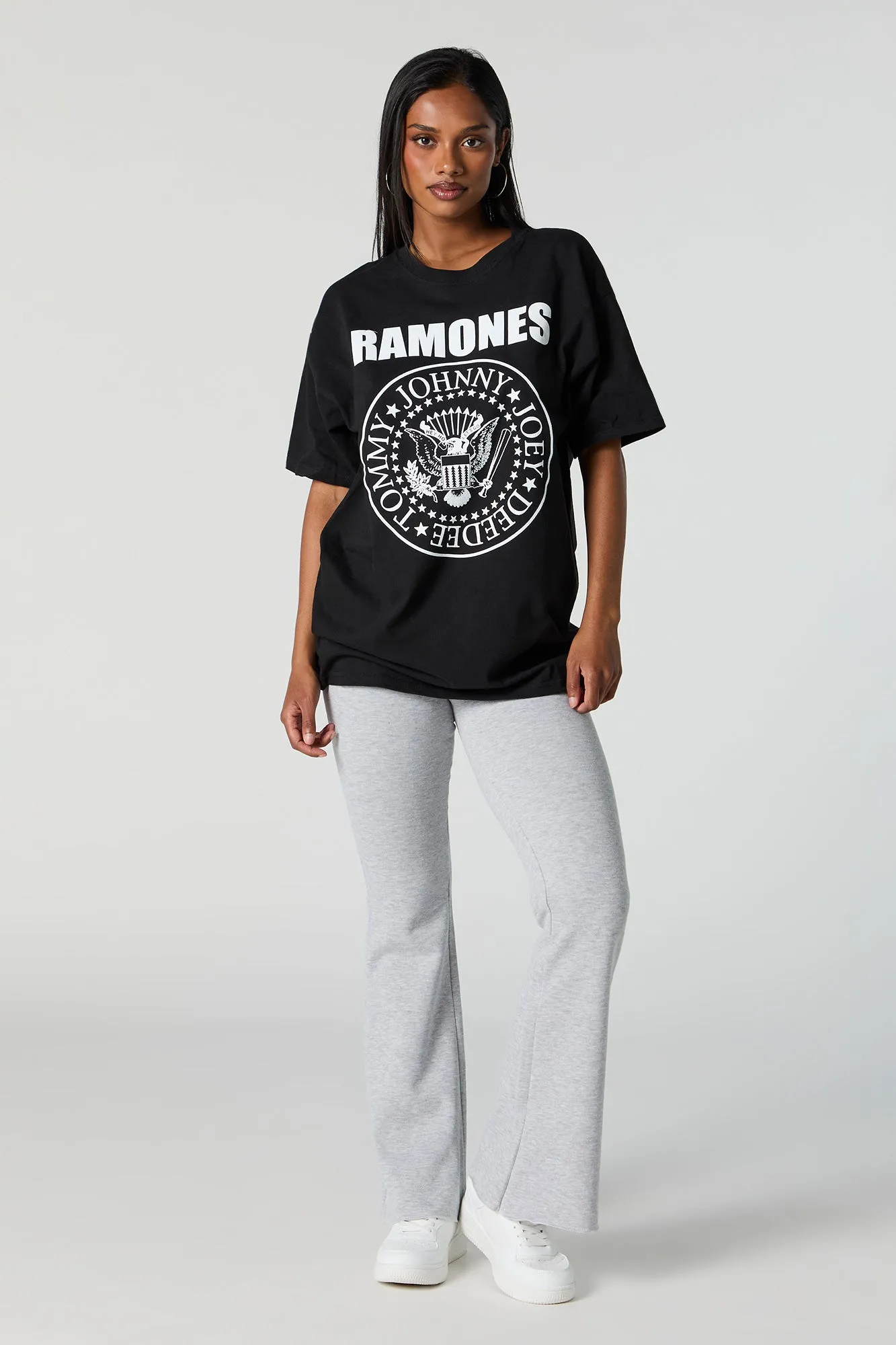 Ramones Graphic Boyfriend T-Shirt sold by Urban Planet product image thumbnail 3