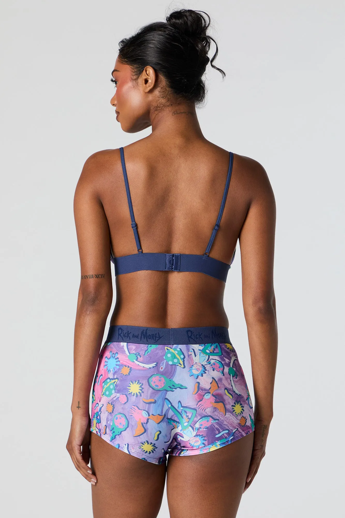 Rick and Morty Bra and Short 2 Piece Pajama Set sold by Urban Planet product image thumbnail 3