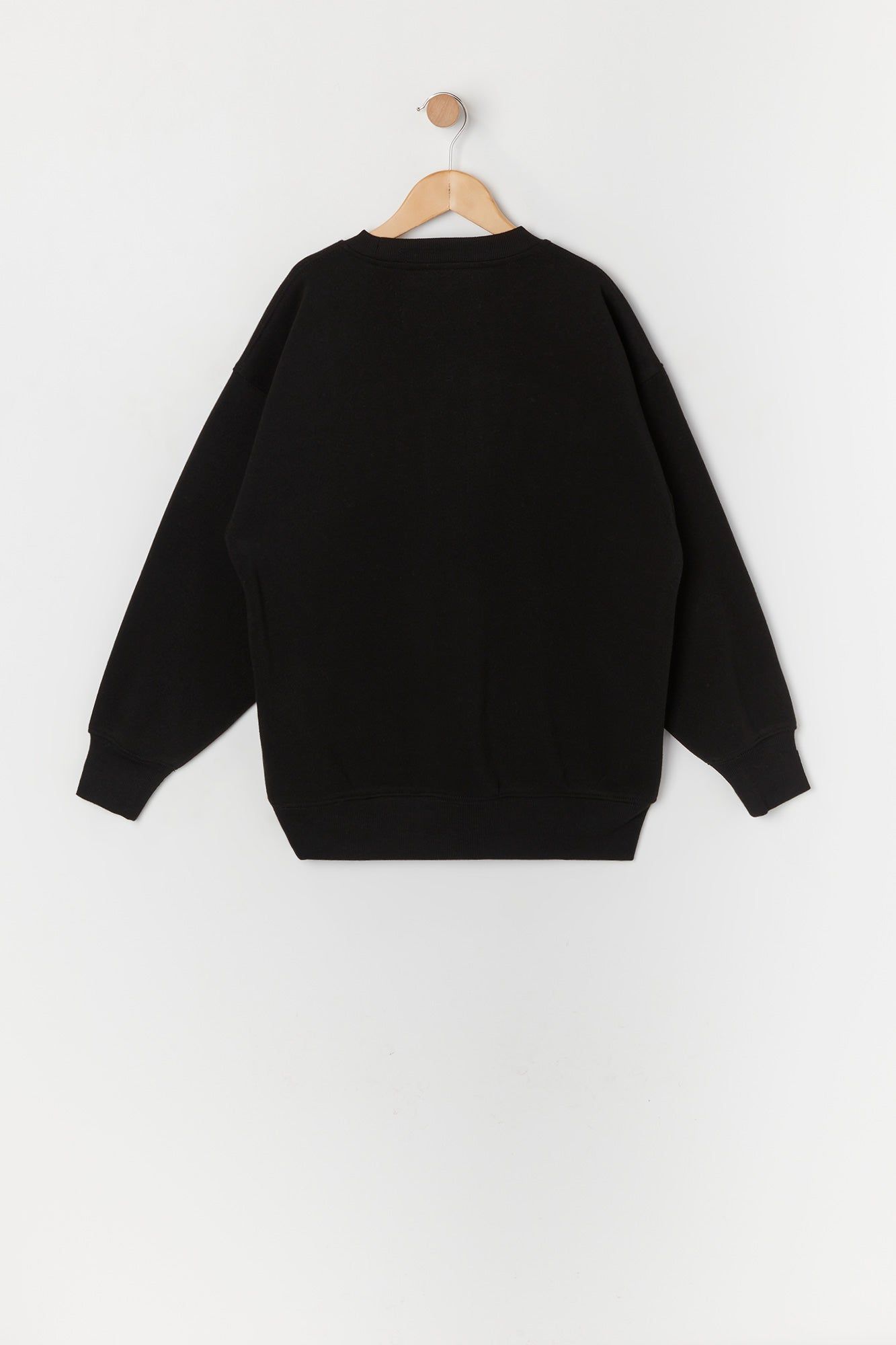 Girls New York Chenille Embroidered Fleece Sweatshirt sold by Urban Planet product image thumbnail 2