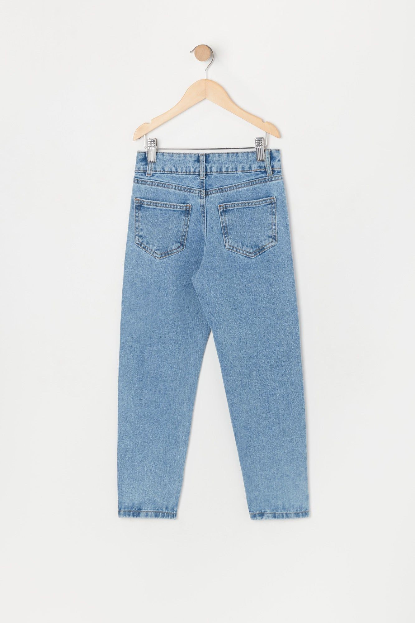 Girls Rhinestone Graffiti Print High Rise Mom Jean sold by Urban Planet product image thumbnail 2