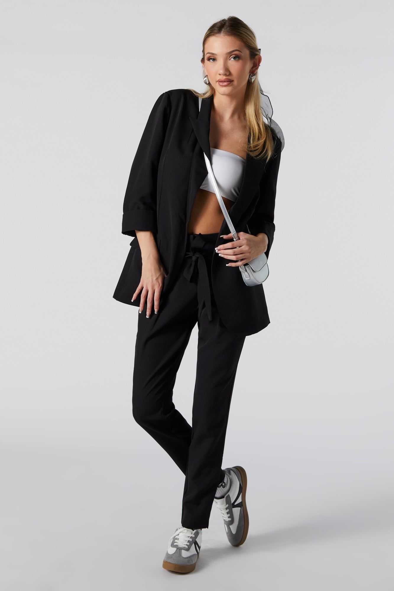 Pantalon à taille haute roulée sold by Urban Planet product image thumbnail 4