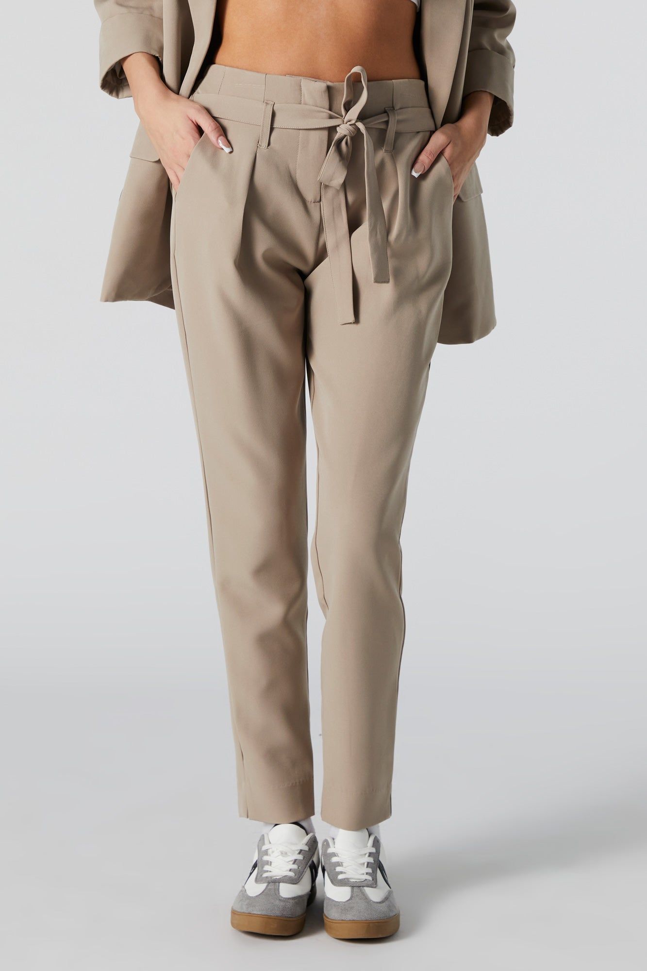 Pantalon à taille haute roulée sold by Urban Planet product image thumbnail 2