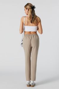 Pantalon à taille haute roulée sold by Urban Planet
