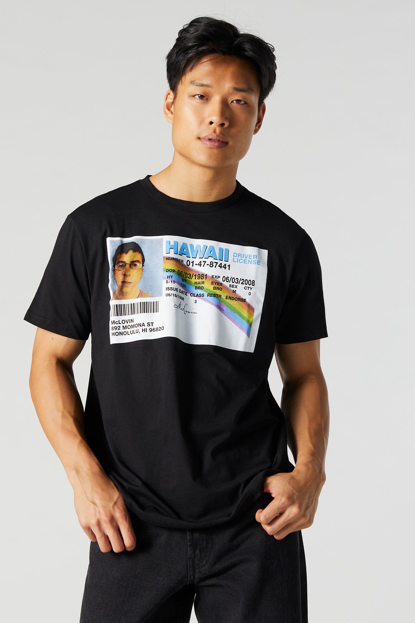 McLovin ID Graphic T-Shirt sold by Urban Planet