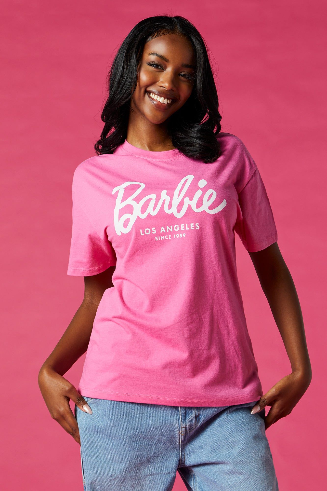 Barbie™ Los Angeles Graphic Boyfriend T-Shirt sold by Urban Planet product image thumbnail 2