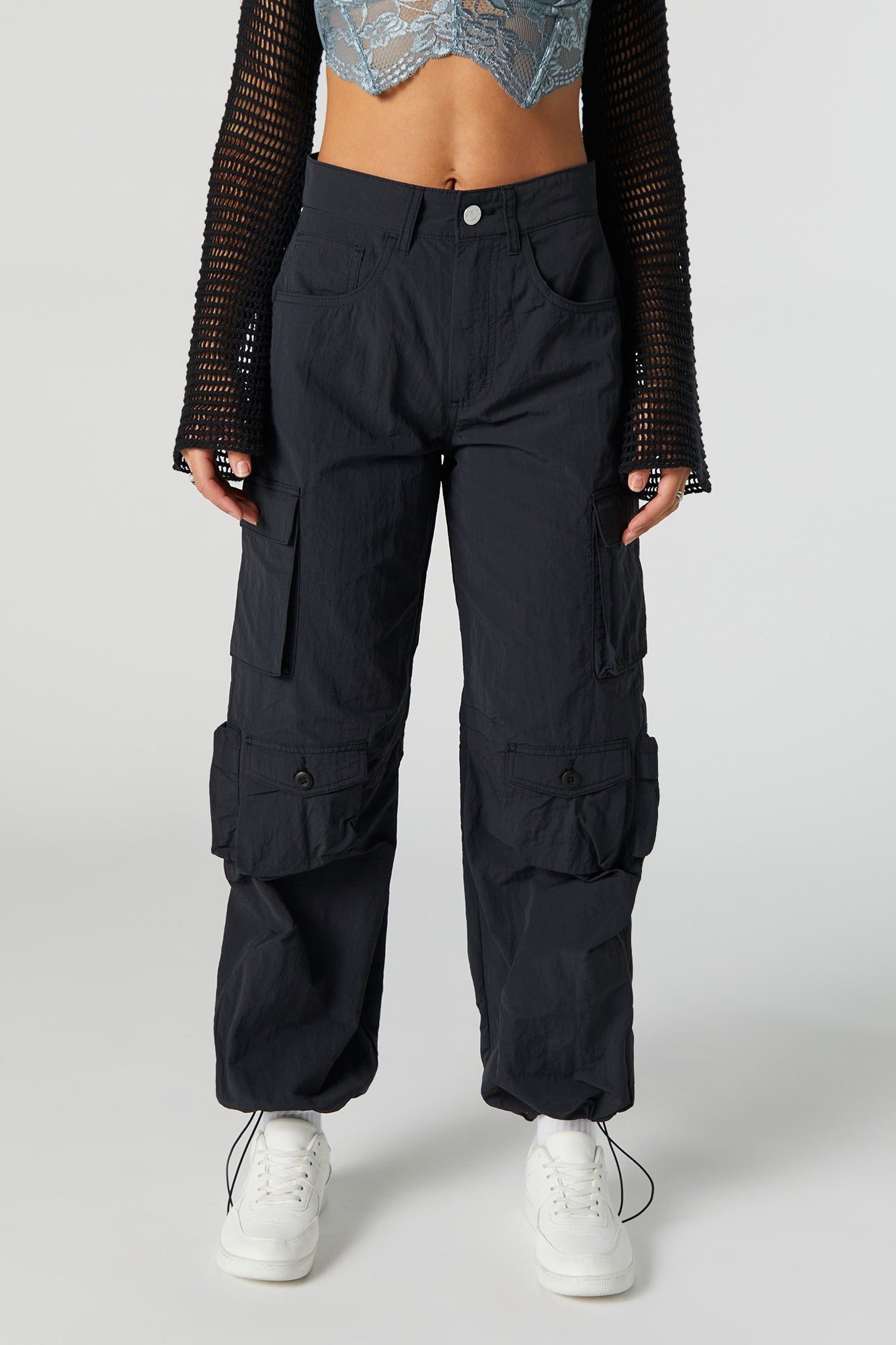 Multi Pocket Parachute Cargo Pant sold by Urban Planet product image thumbnail 5