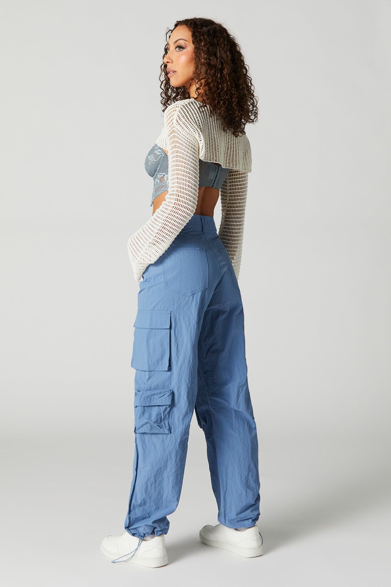 Multi Pocket Parachute Cargo Pant sold by Urban Planet product image thumbnail 3