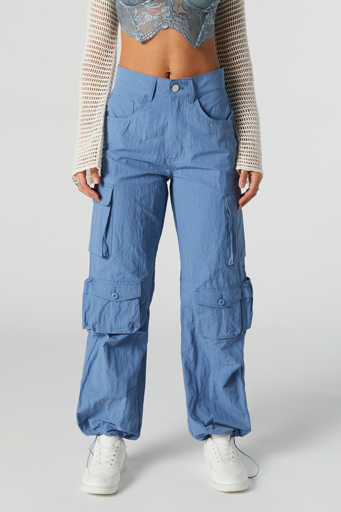 Multi Pocket Parachute Cargo Pant sold by Urban Planet product image thumbnail 2