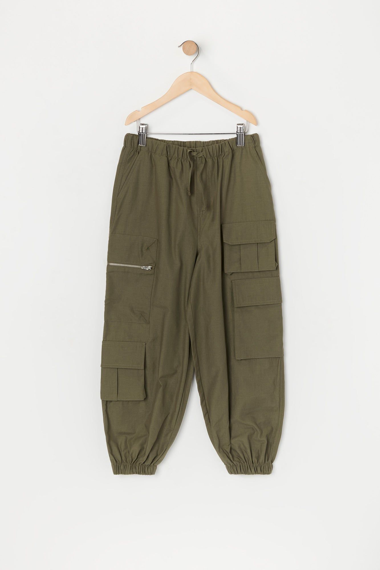 Girls Zipper Pocket Cargo Jogger sold by Urban Planet product image thumbnail 5