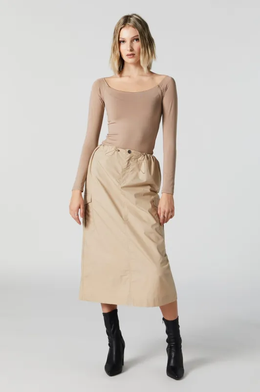 Jupe midi cargo sold by Urban Planet