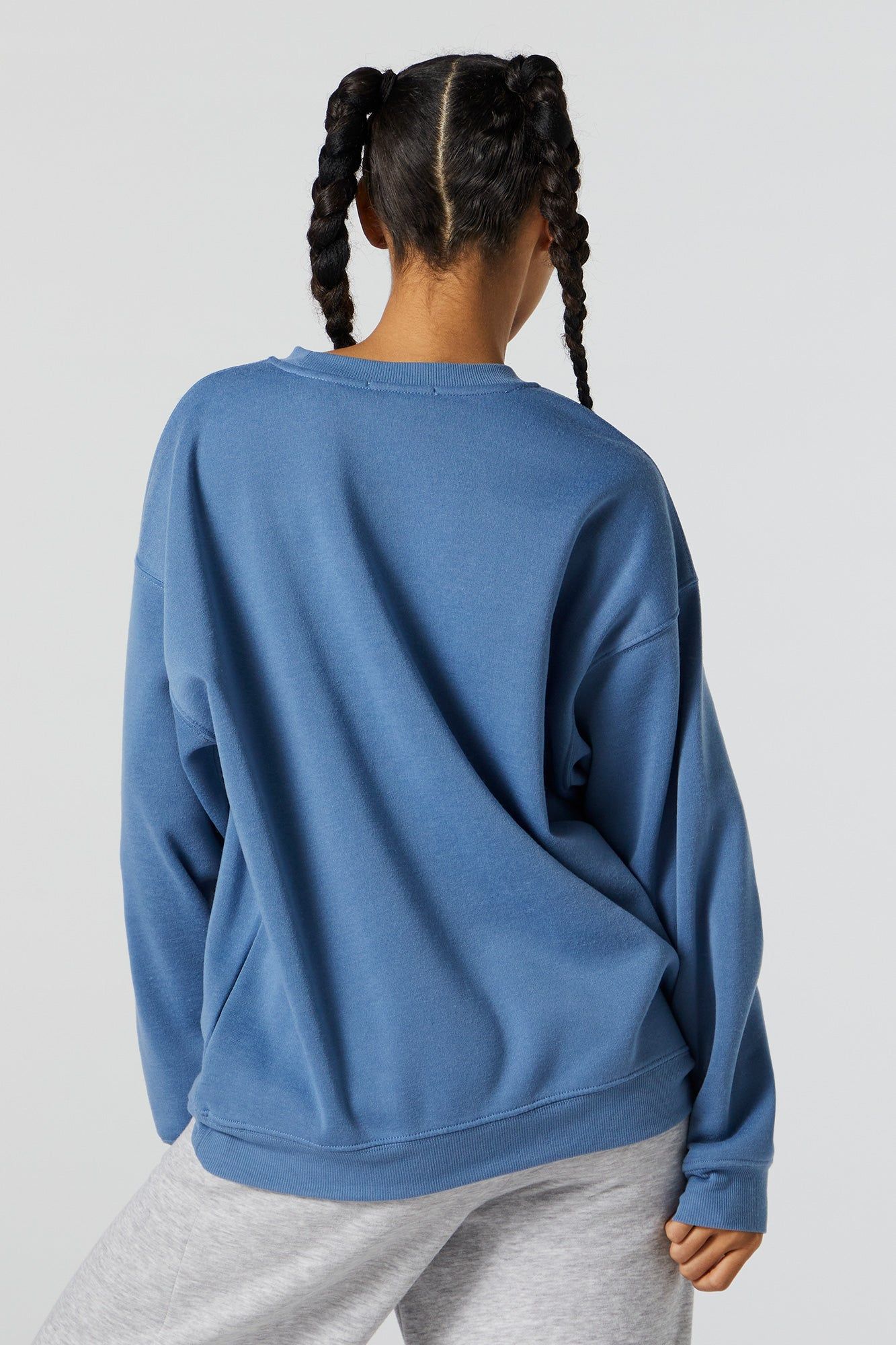 Chandail ras du cou surdimensionné en molleton sold by Urban Planet product image thumbnail 2