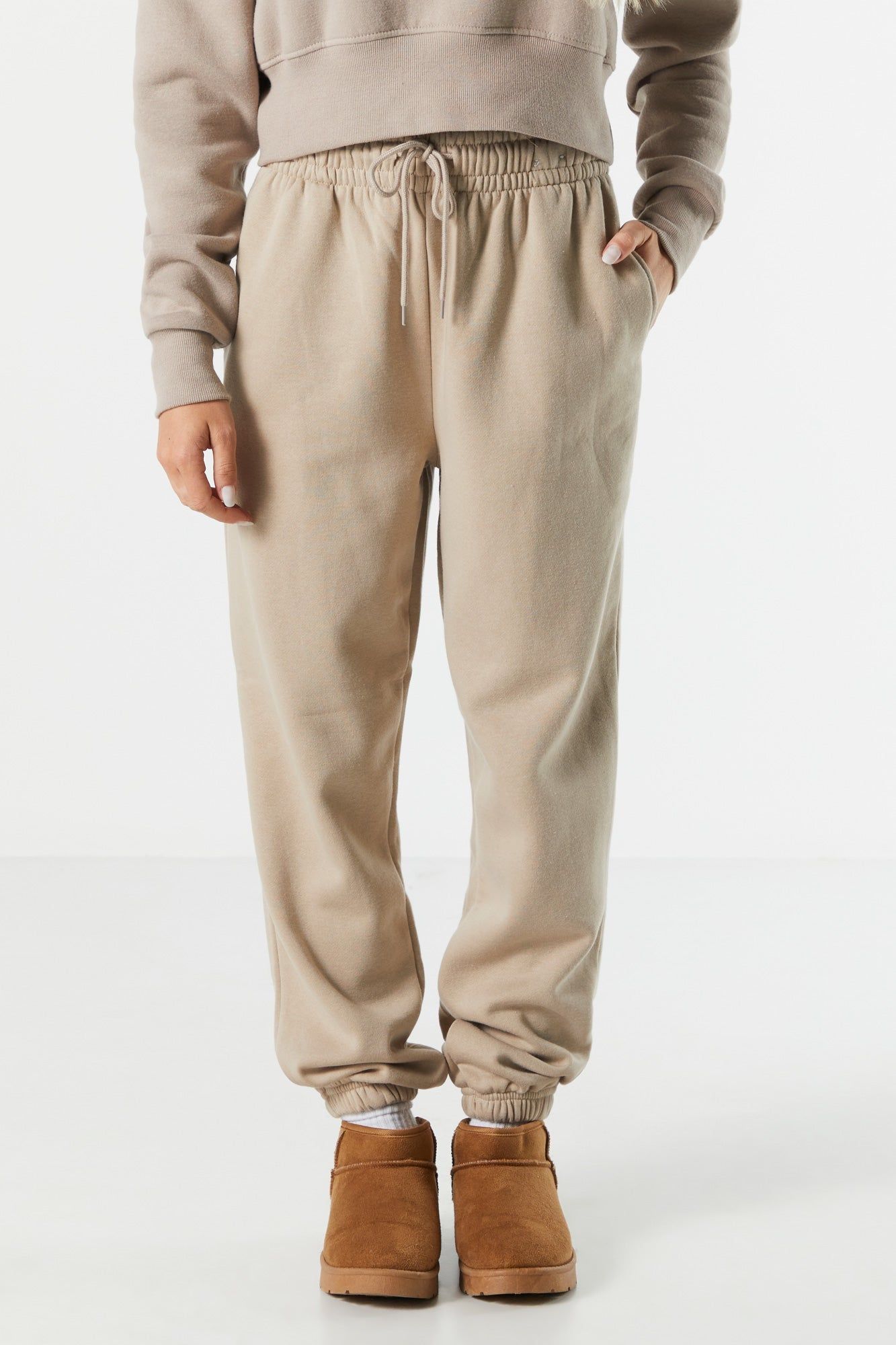 Pantalon de jogging en molleton Coloré à taille haute sold by Urban Planet product image thumbnail 5