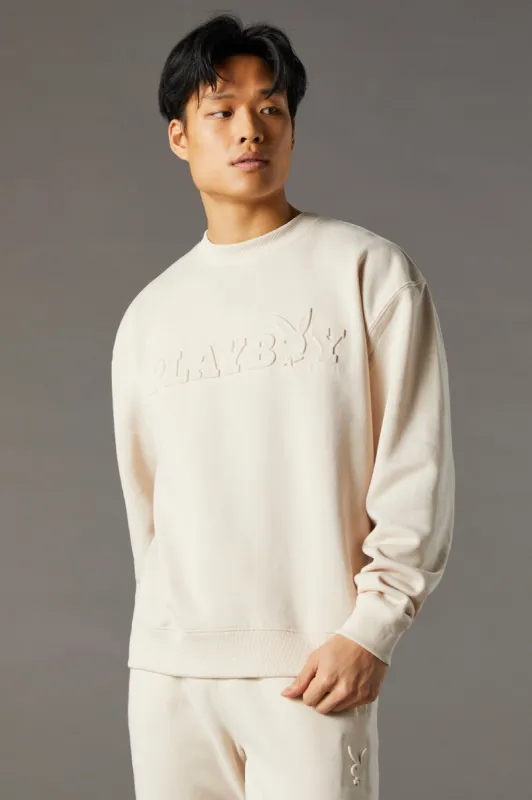 Playboy Embossed Sweatshirt sold by Urban Planet