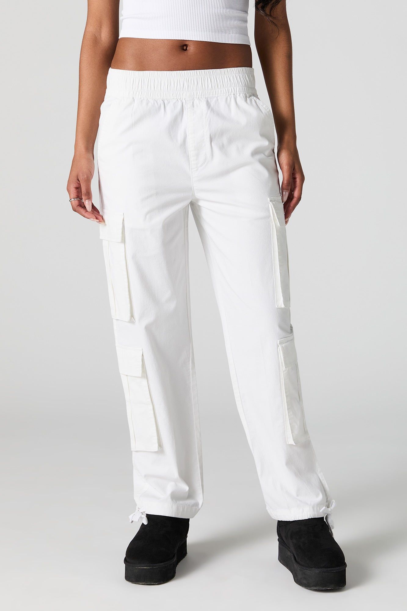 Elastic Waist Cargo Pant sold by Urban Planet product image thumbnail 5