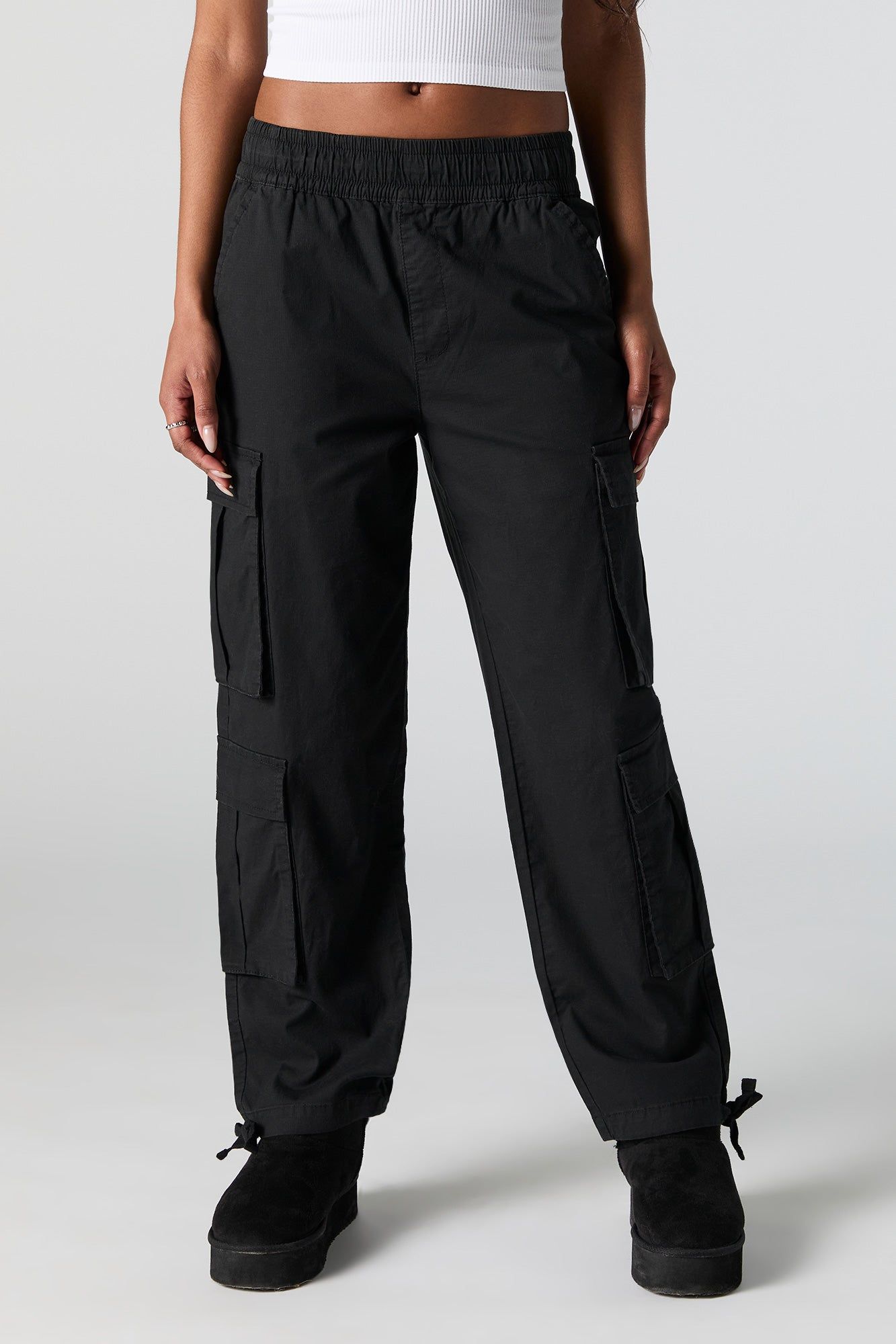 Elastic Waist Cargo Pant sold by Urban Planet product image thumbnail 2