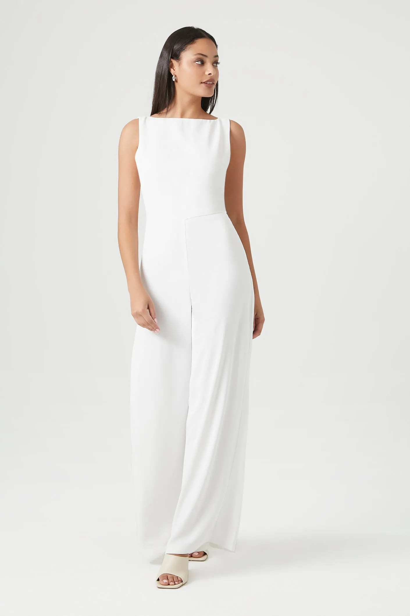 Crisscross Back High Neck Jumpsuit sold by Urban Planet product image thumbnail 4