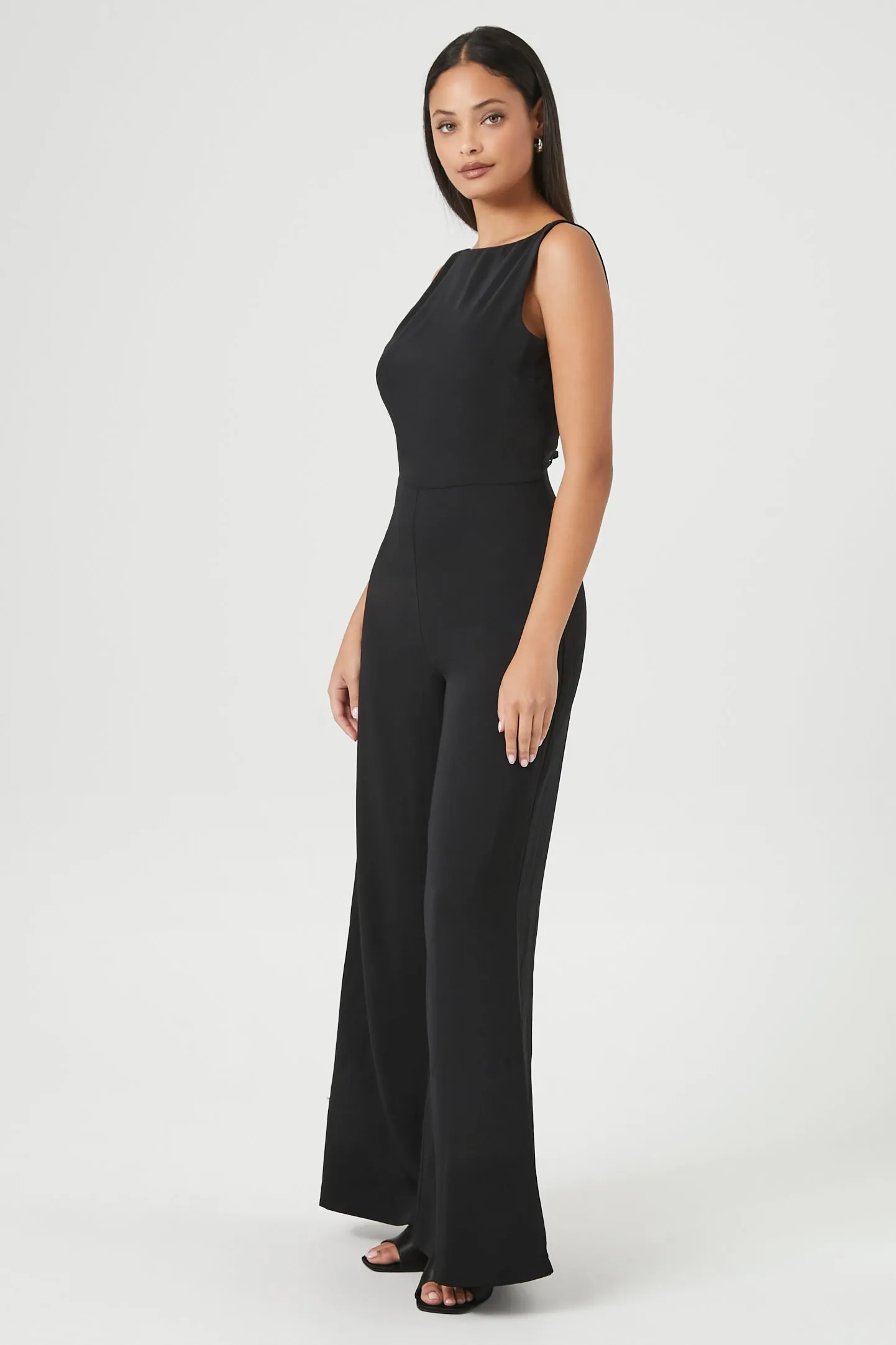 Crisscross Back High Neck Jumpsuit sold by Urban Planet product image thumbnail 2
