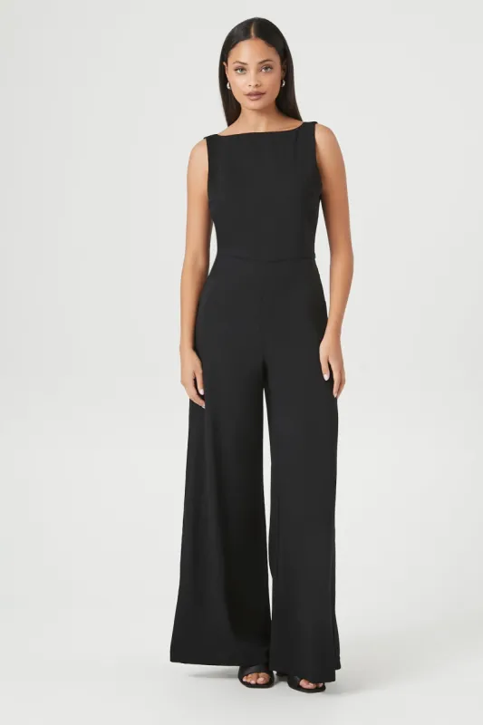 Crisscross Back High Neck Jumpsuit sold by Urban Planet