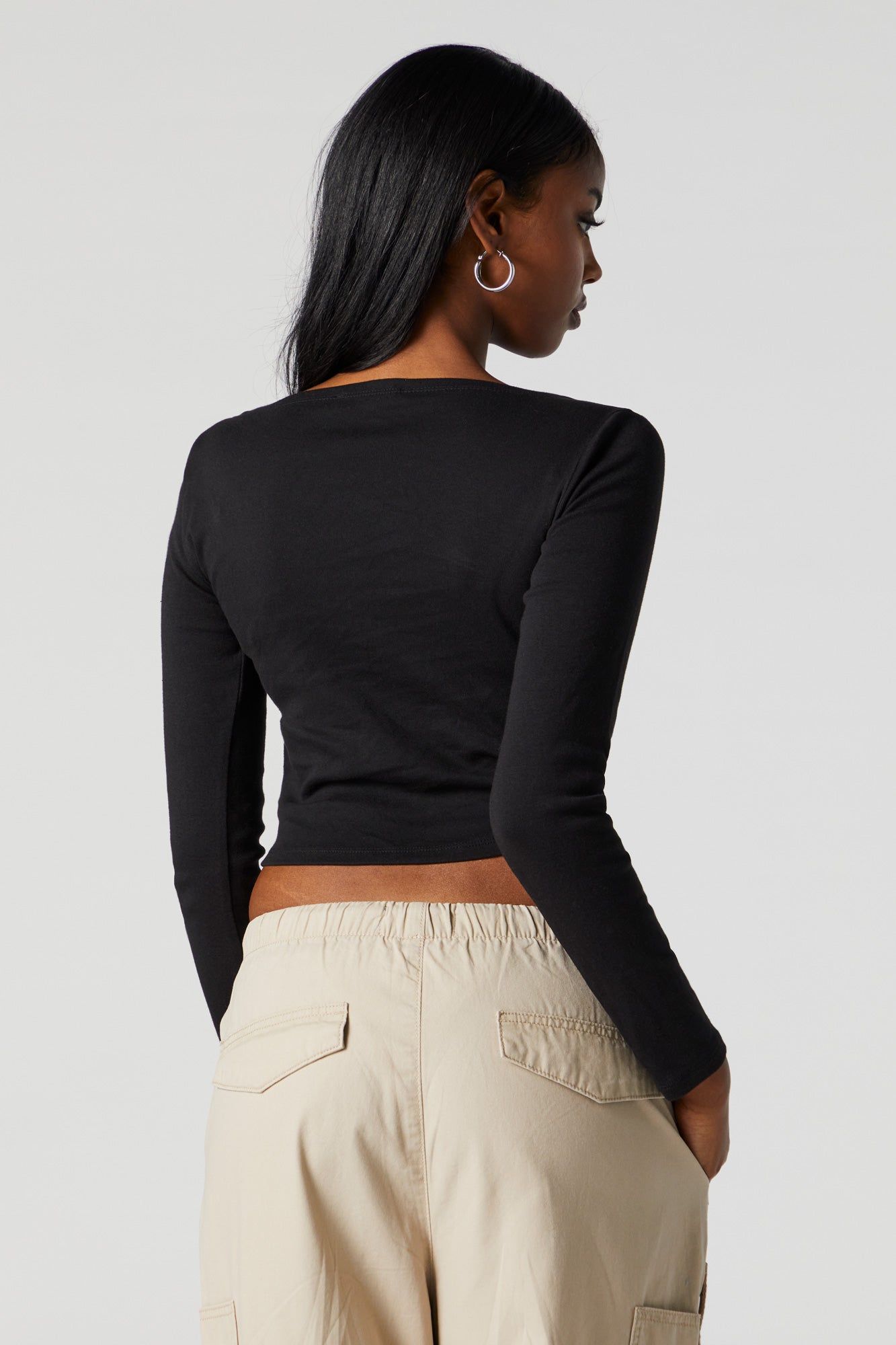 Rhinestone Winged Heart Long Sleeve Top sold by Urban Planet product image thumbnail 2