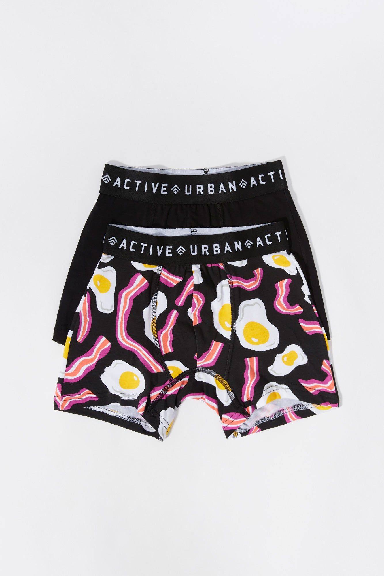 Bacon and Egg Print Boxer Brief (2 Pack) sold by Urban Planet