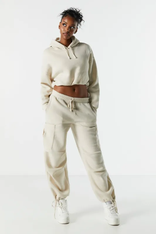 Pantalon de jogging cargo parachute en molleton sold by Urban Planet