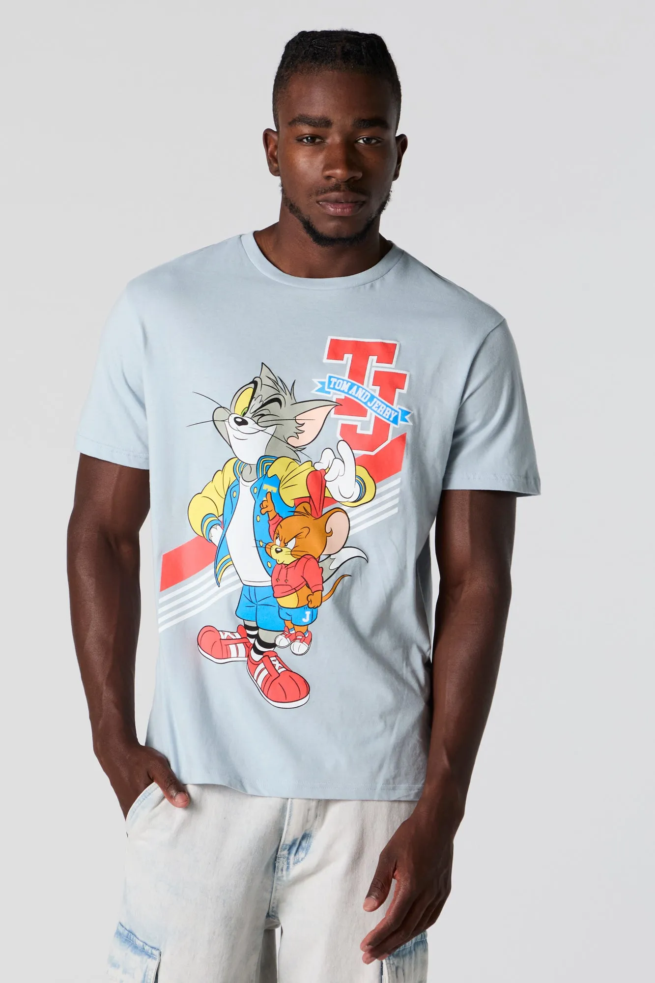 T-shirt à imprimé Tom and Jerry sold by Urban Planet