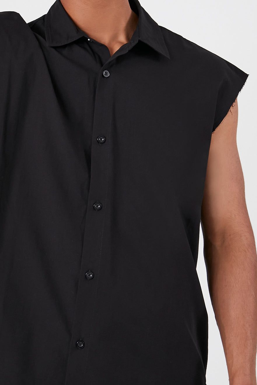 Raw Cut Sleeveless Button-Up Top sold by Urban Planet product image thumbnail 5