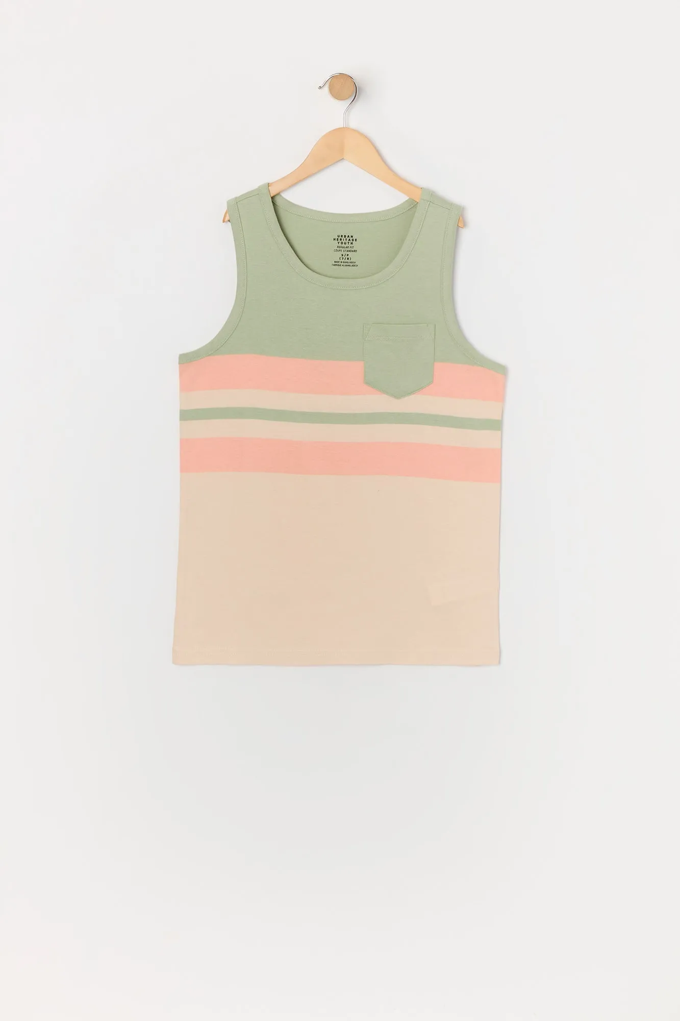 Débardeur rayé avec blocs de couleurs pour garçon sold by Urban Planet product image thumbnail 3