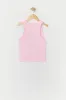 Girls Solid Ribbed Tank sold by Urban Planet