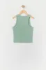 Girls Solid Ribbed Tank sold by Urban Planet