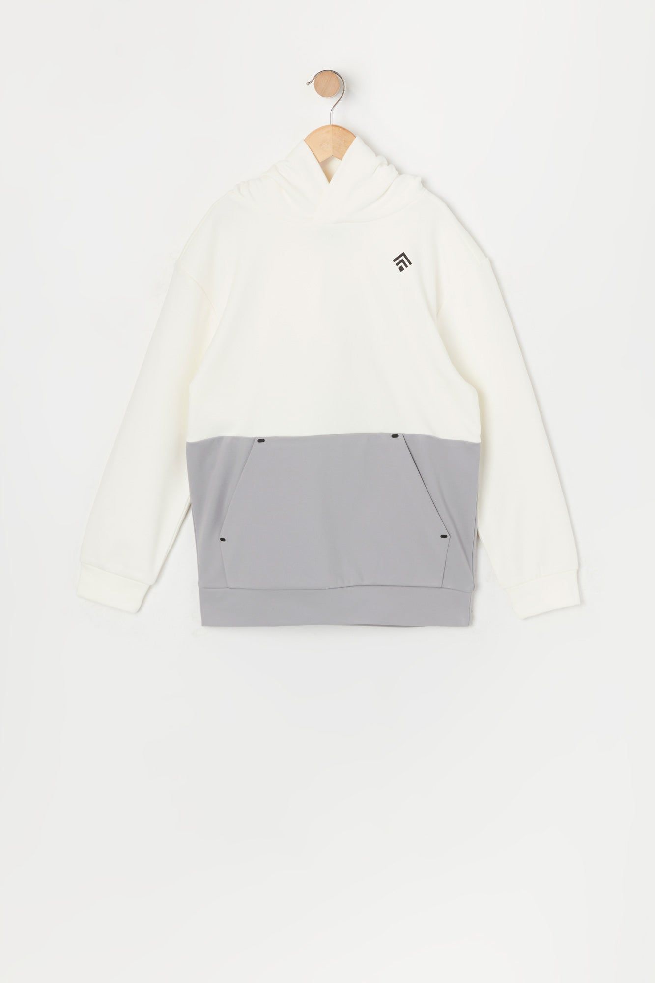 Boys Soft Tech Fleece Colourblock Hoodie sold by Urban Planet product image thumbnail 5