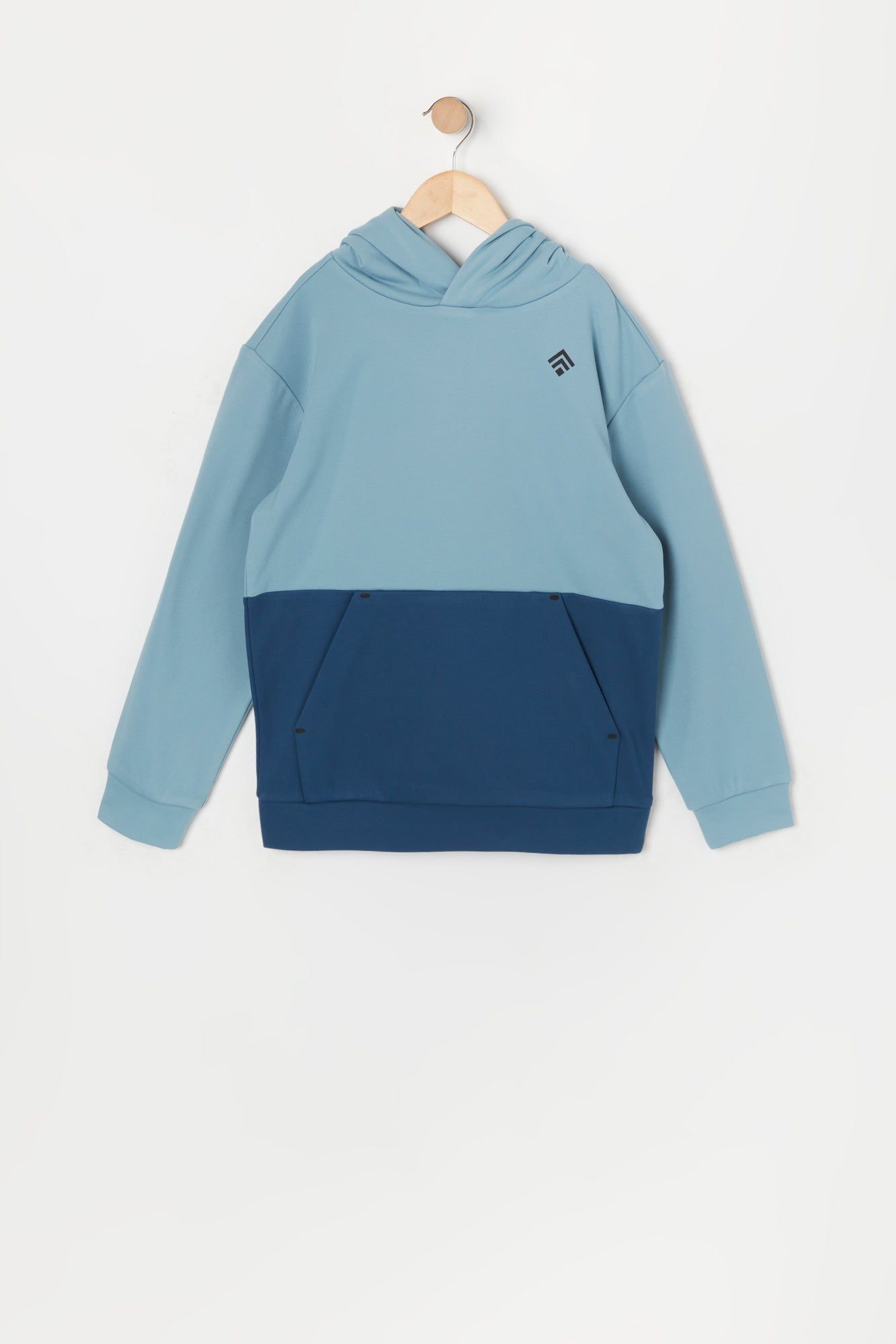 Boys Soft Tech Fleece Colourblock Hoodie sold by Urban Planet