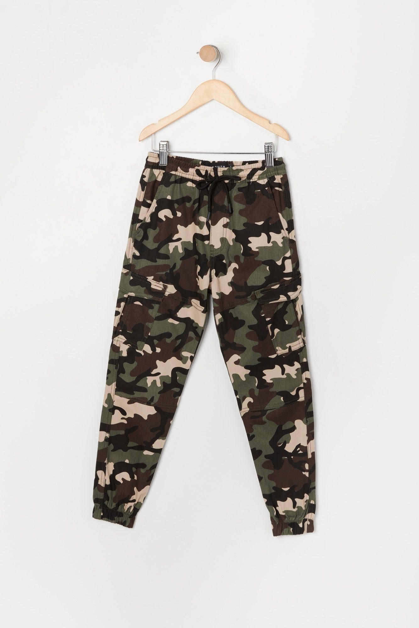 Boys Camo Cargo Jogger sold by Urban Planet