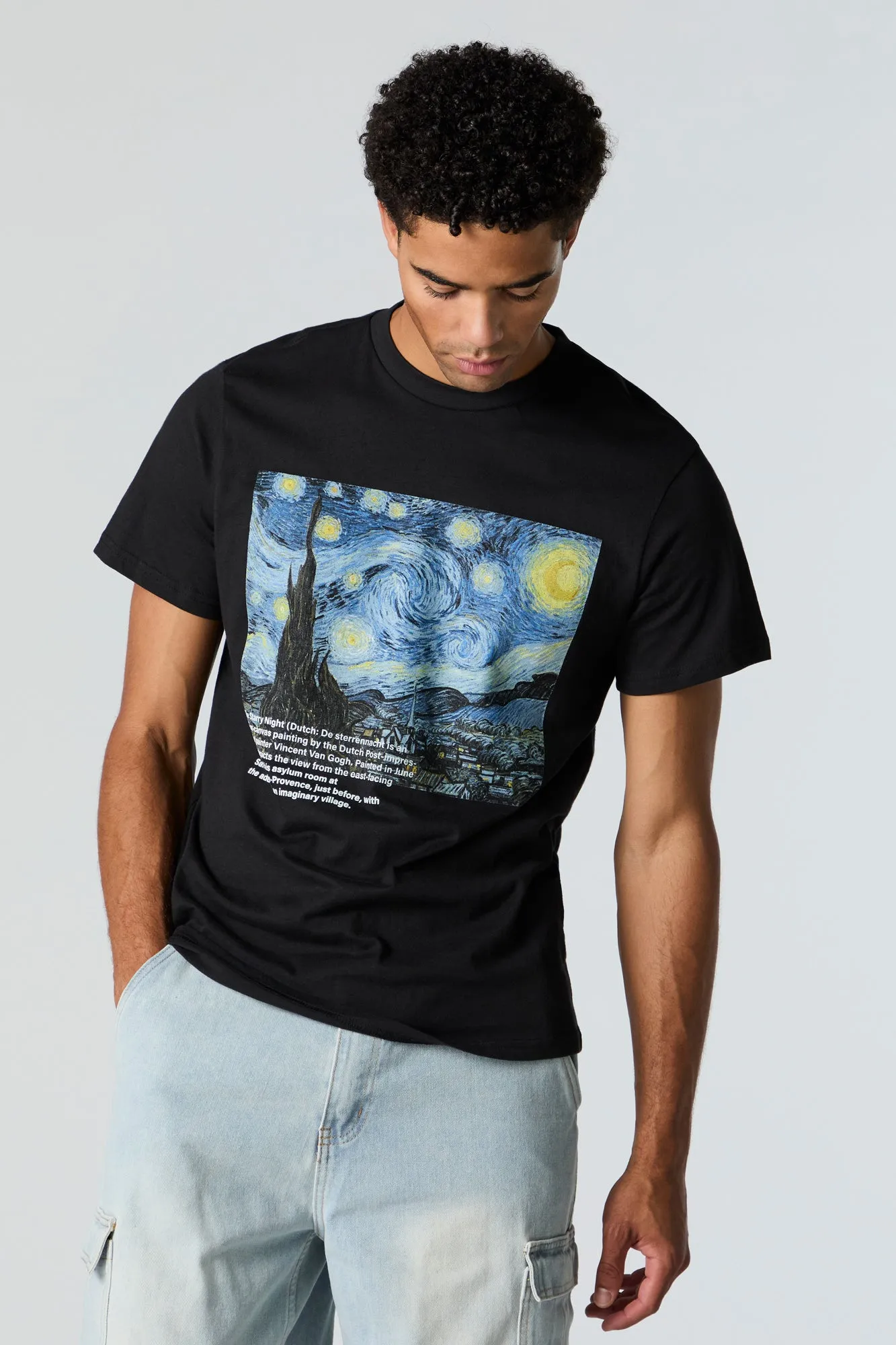 Starry Night Graphic T-Shirt sold by Urban Planet