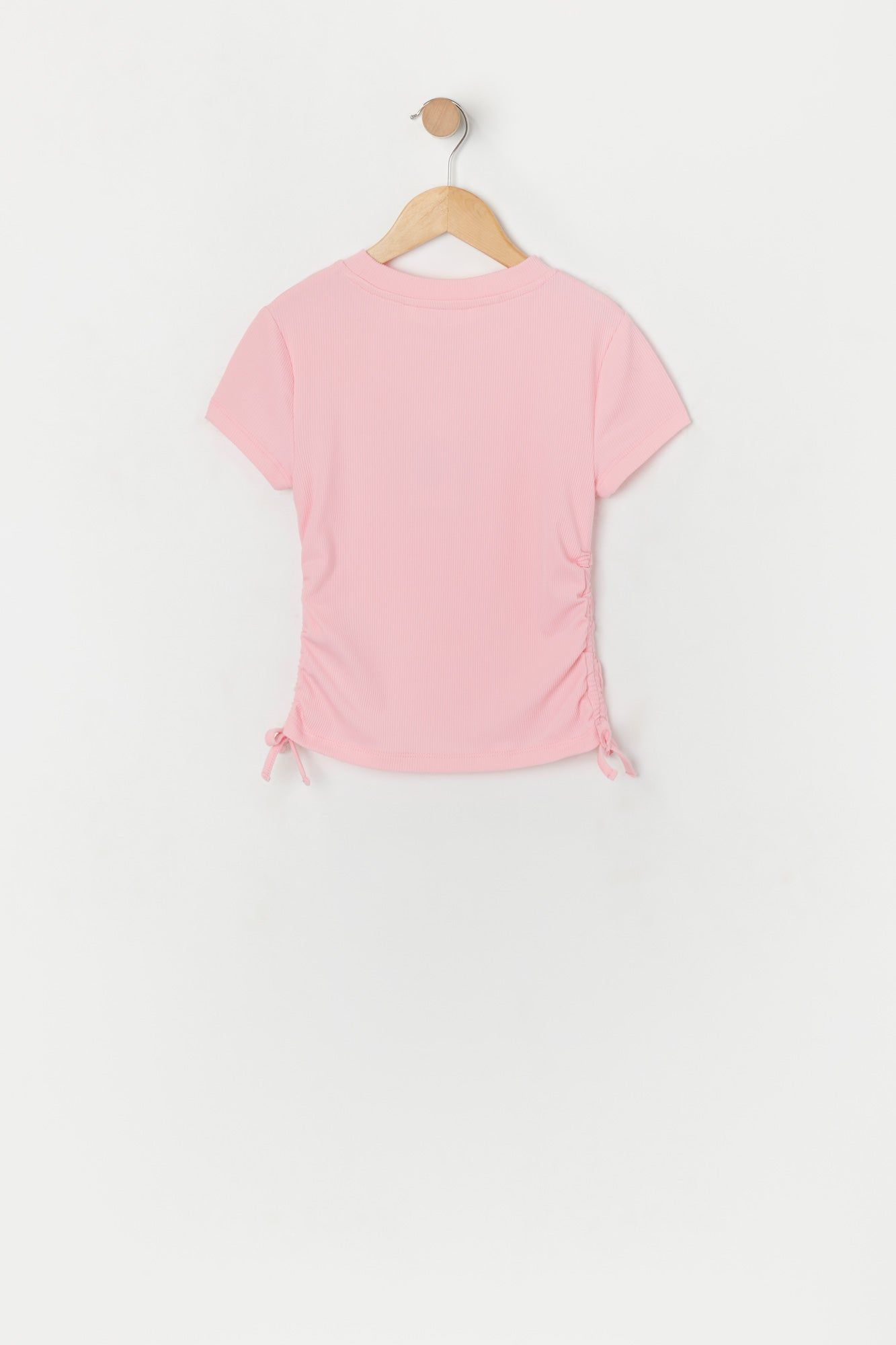 Girls Ribbed Side Cinched T-Shirt sold by Urban Planet product image thumbnail 2