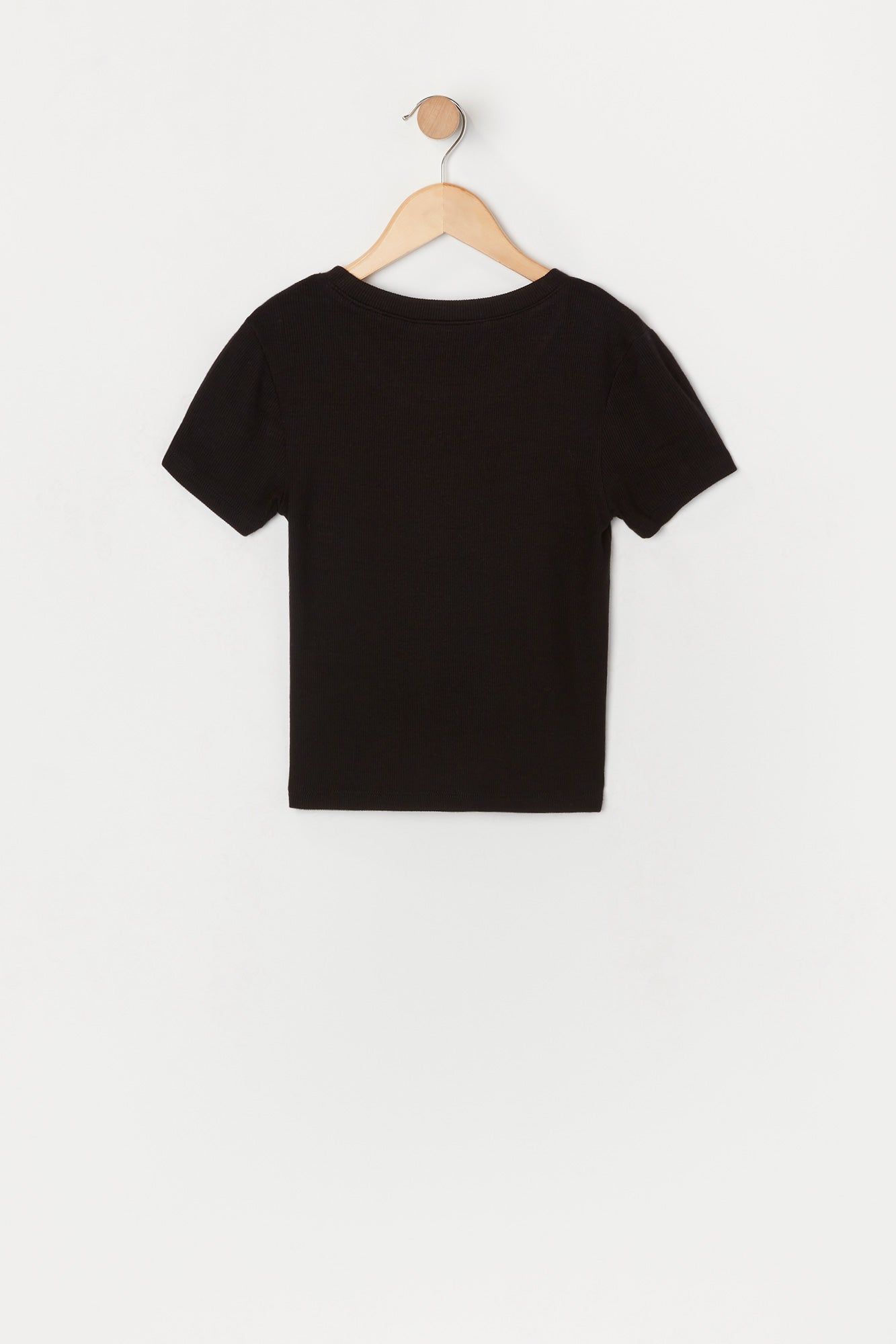 Girls Ribbed Baby Tee sold by Urban Planet product image thumbnail 4