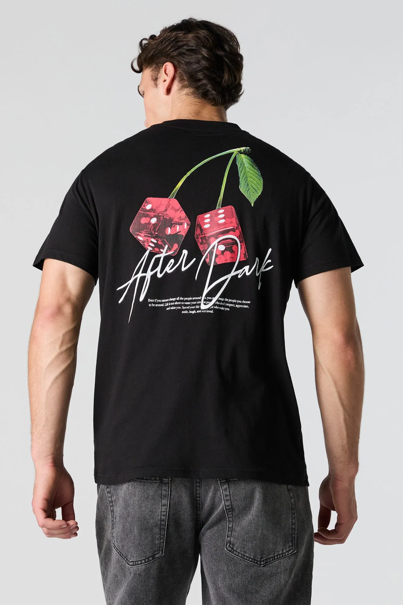T-shirt à imprimé After Dark sold by Urban Planet product image thumbnail 4