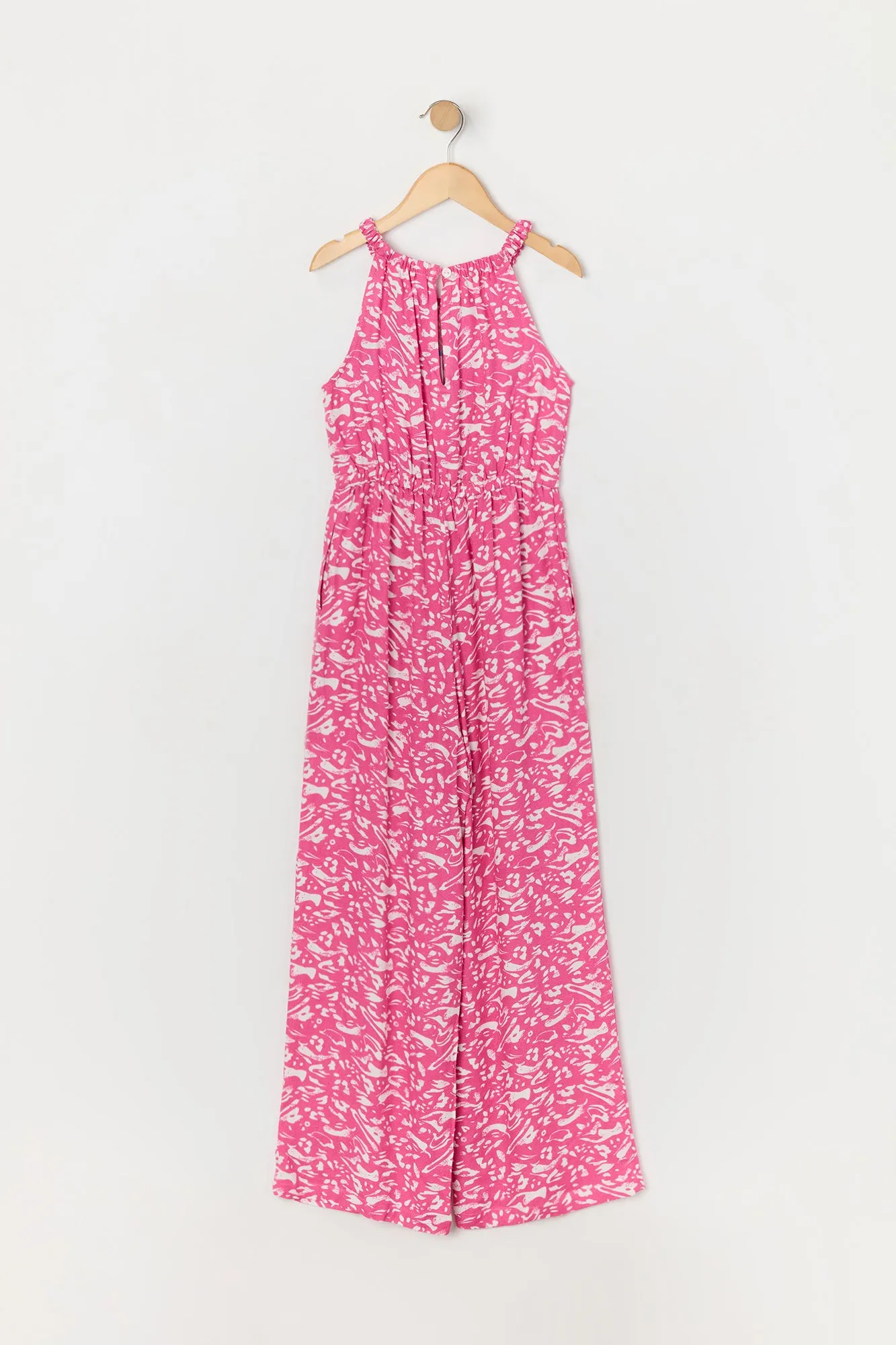 Girls Abstract Print Sleeveless Jumpsuit sold by Urban Planet product image thumbnail 4