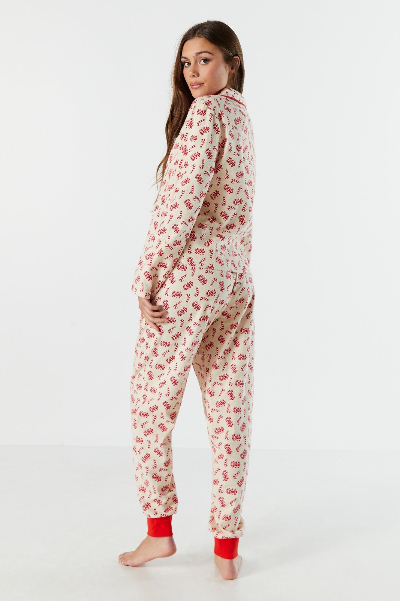 Jogger de pyjama en flanelle à imprimé sold by Urban Planet product image thumbnail 3